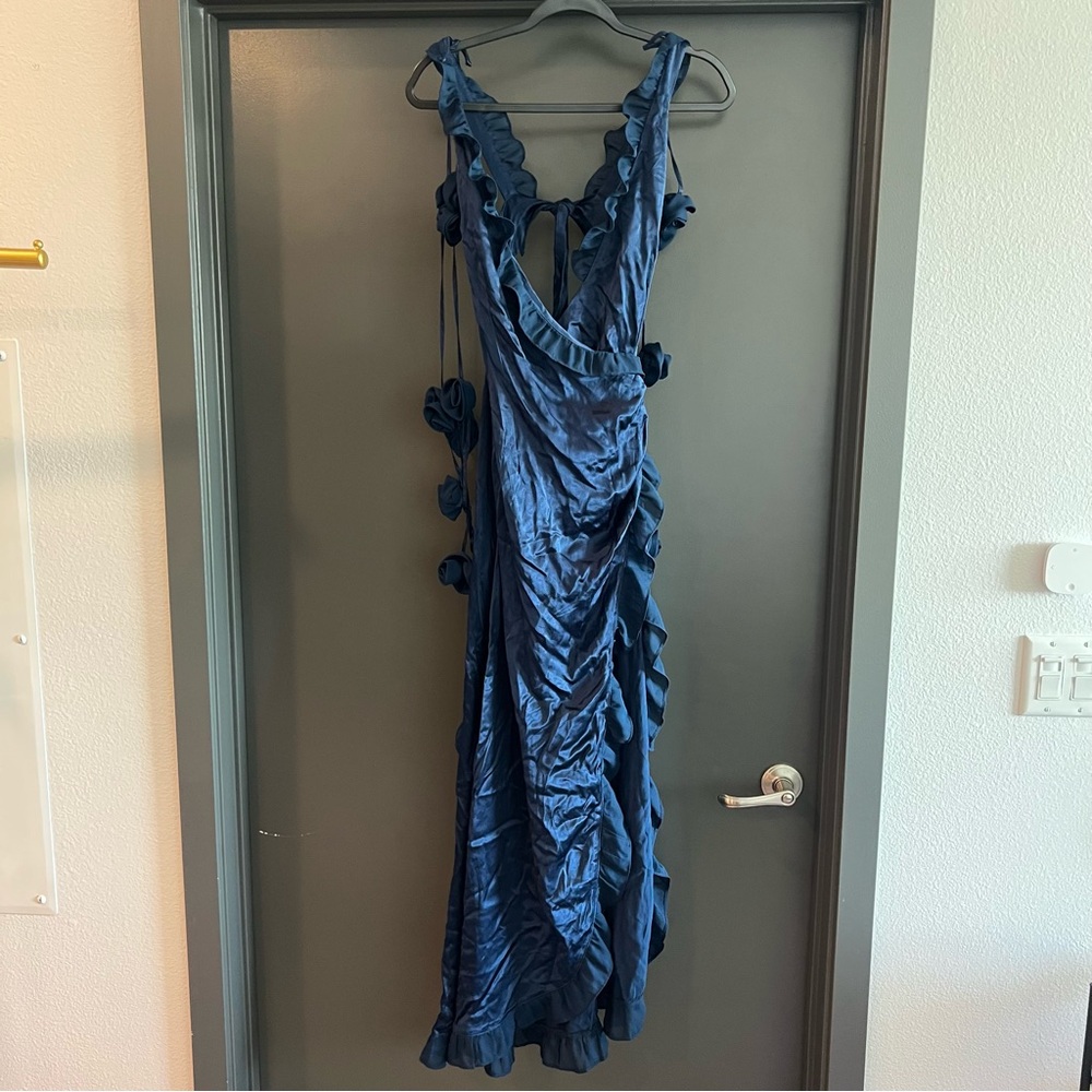 For Love and Lemons Alira Gown in Blue Size XS NEW! New with tags! - Picture 3 of 12